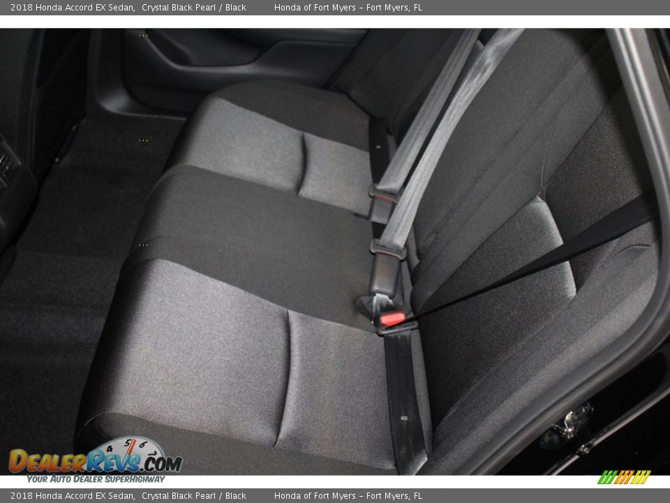 2018 Honda Accord EX Sedan Crystal Black Pearl / Black Photo #23
