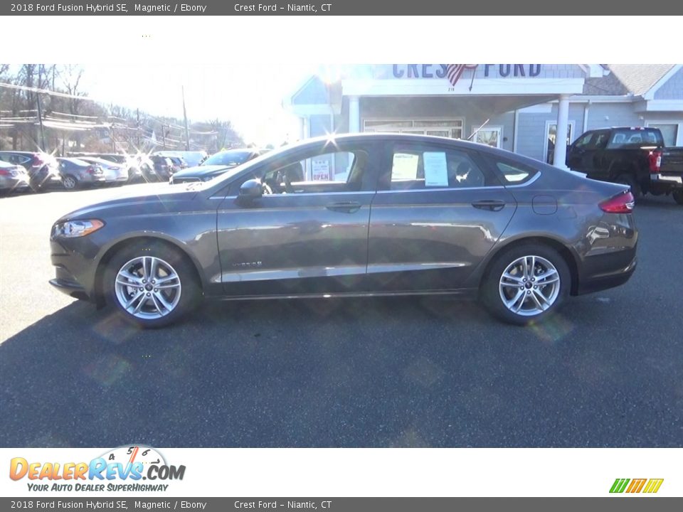 2018 Ford Fusion Hybrid SE Magnetic / Ebony Photo #4