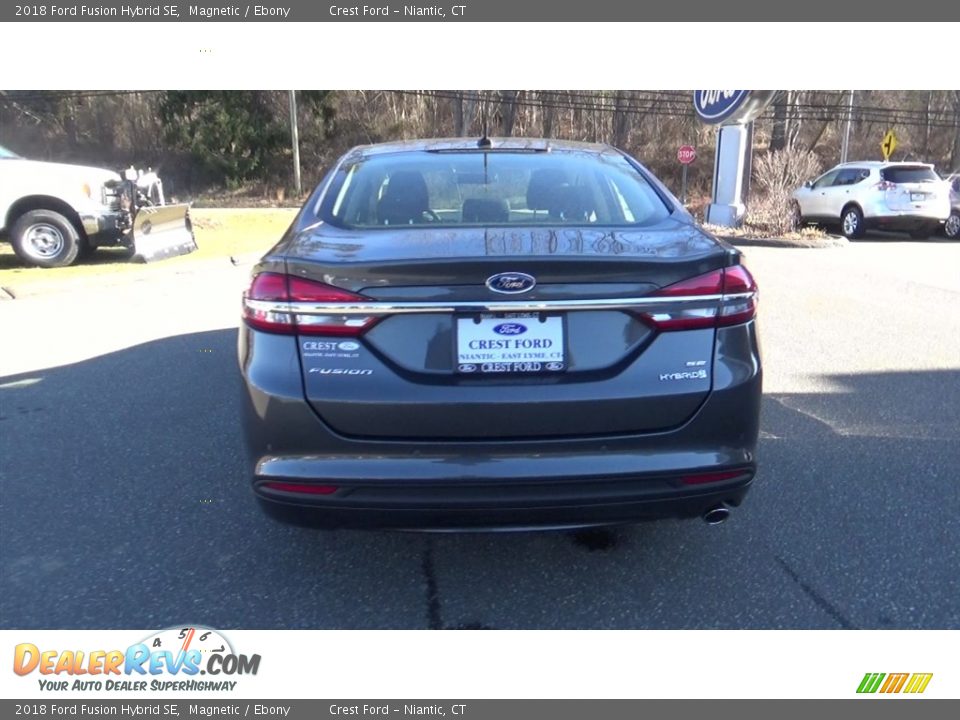 2018 Ford Fusion Hybrid SE Magnetic / Ebony Photo #6