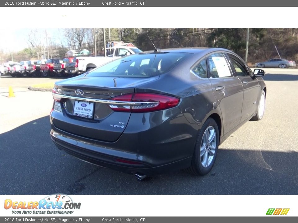 2018 Ford Fusion Hybrid SE Magnetic / Ebony Photo #7