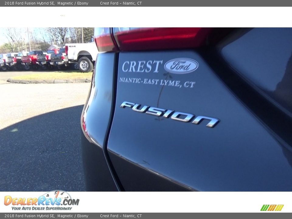 2018 Ford Fusion Hybrid SE Magnetic / Ebony Photo #9