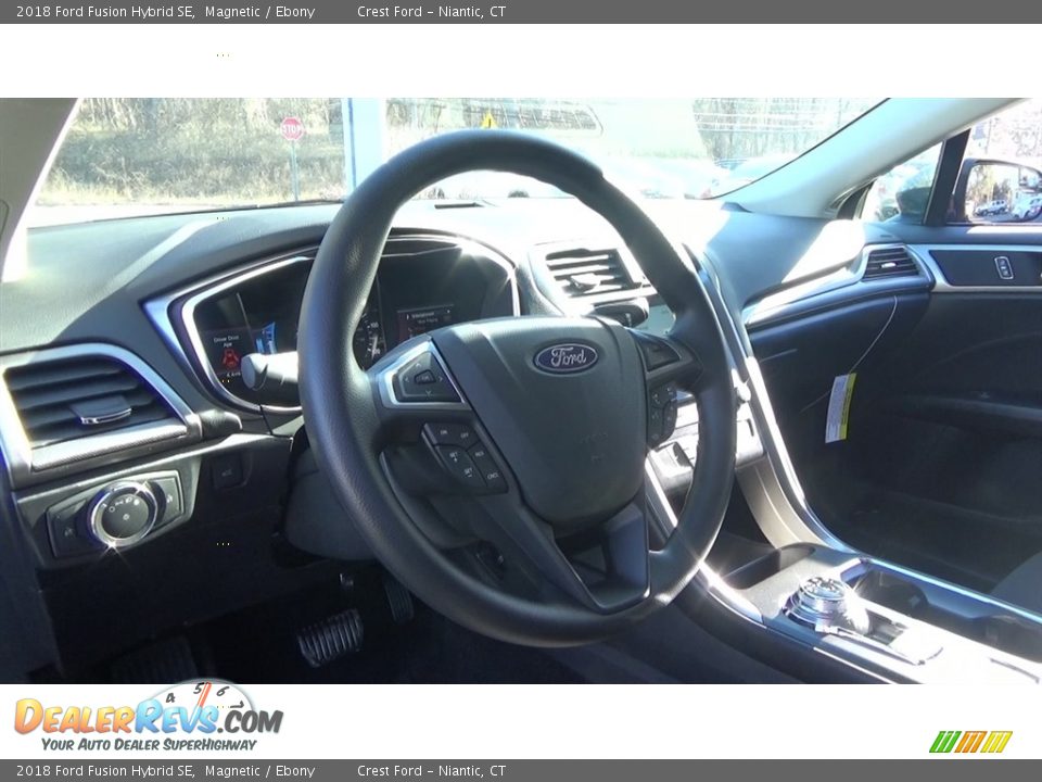 2018 Ford Fusion Hybrid SE Magnetic / Ebony Photo #10