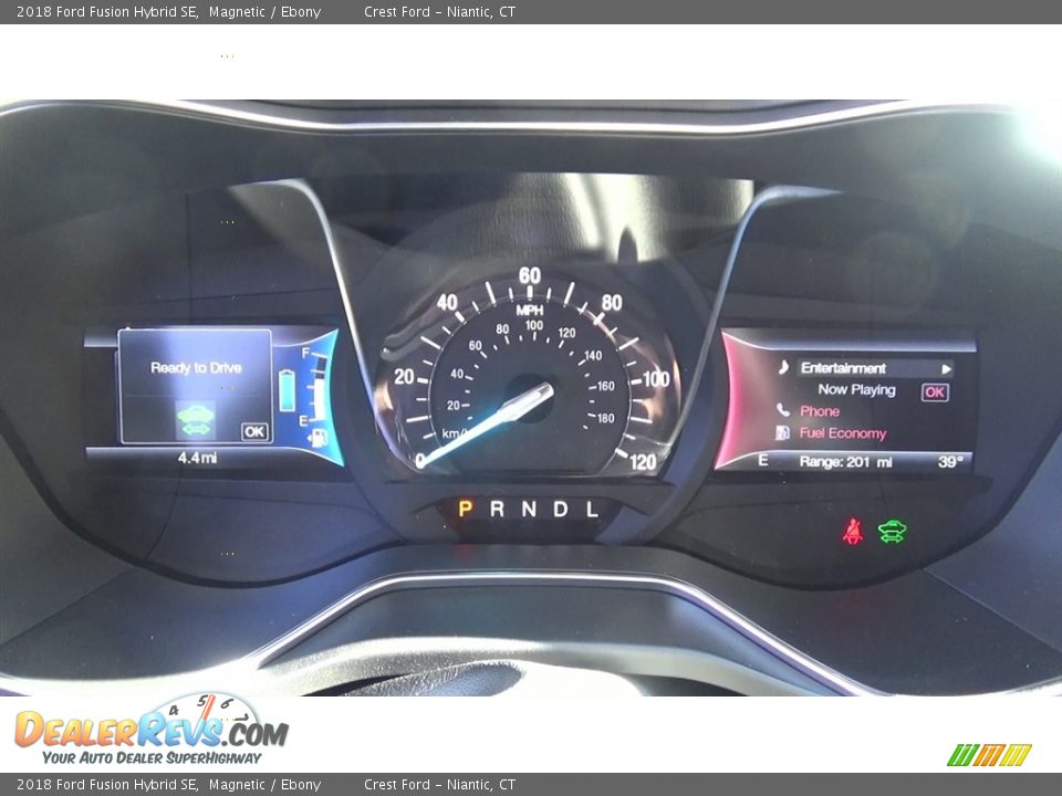 2018 Ford Fusion Hybrid SE Magnetic / Ebony Photo #13