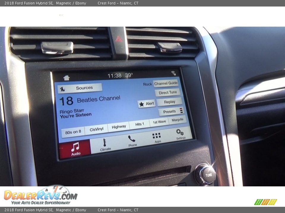 2018 Ford Fusion Hybrid SE Magnetic / Ebony Photo #14