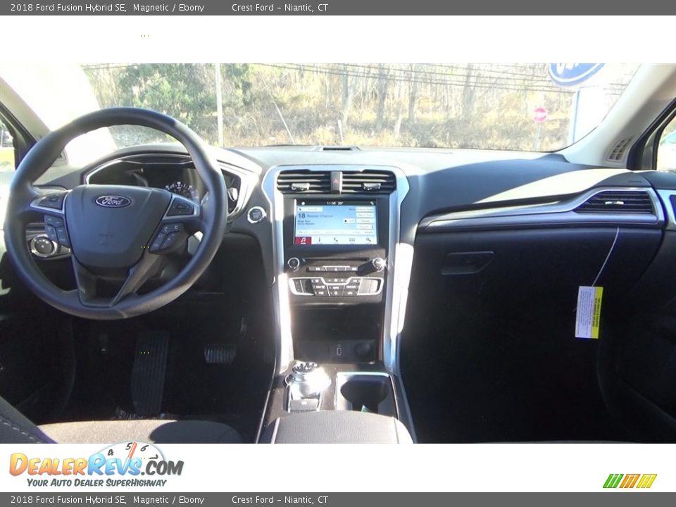 2018 Ford Fusion Hybrid SE Magnetic / Ebony Photo #18