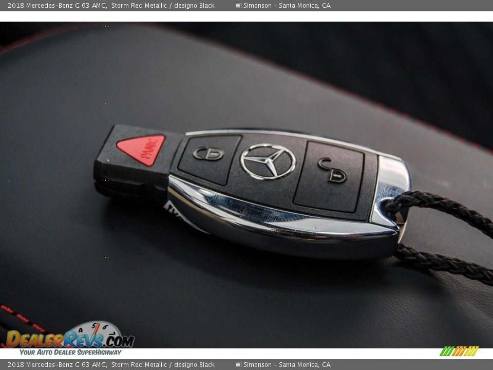 2018 Mercedes-Benz G 63 AMG Storm Red Metallic / designo Black Photo #11