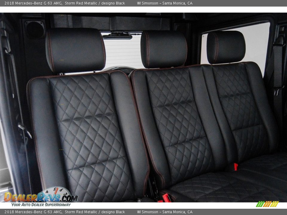 2018 Mercedes-Benz G 63 AMG Storm Red Metallic / designo Black Photo #16