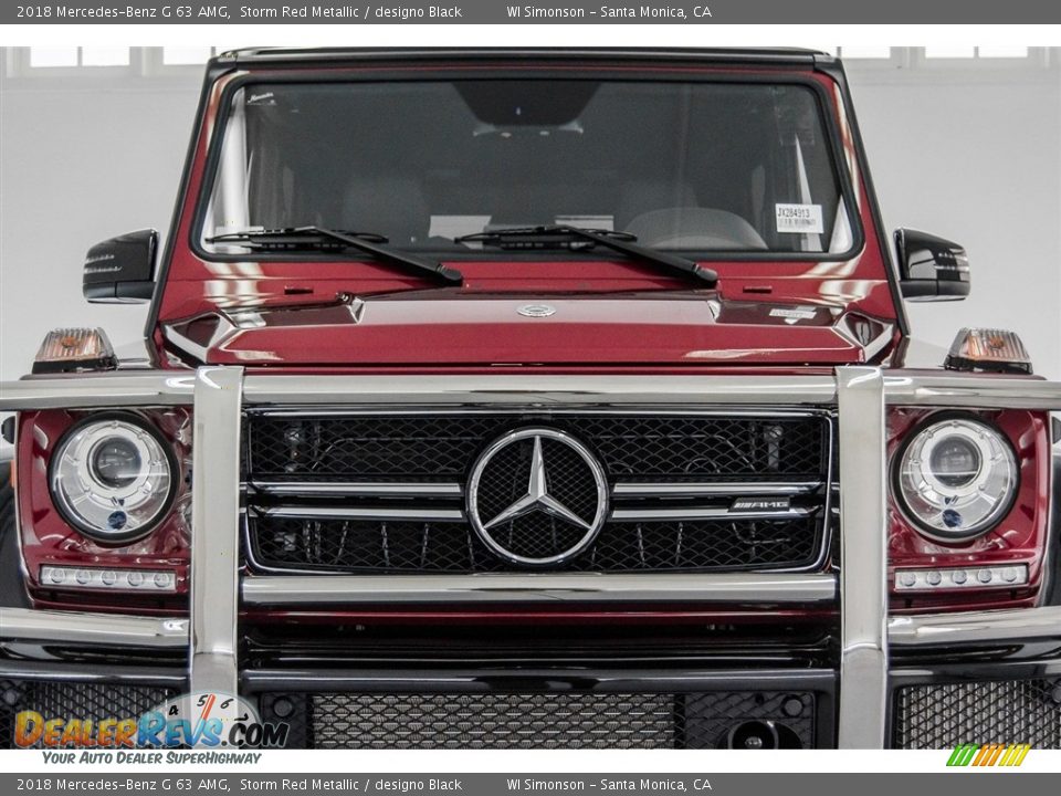 2018 Mercedes-Benz G 63 AMG Storm Red Metallic / designo Black Photo #17