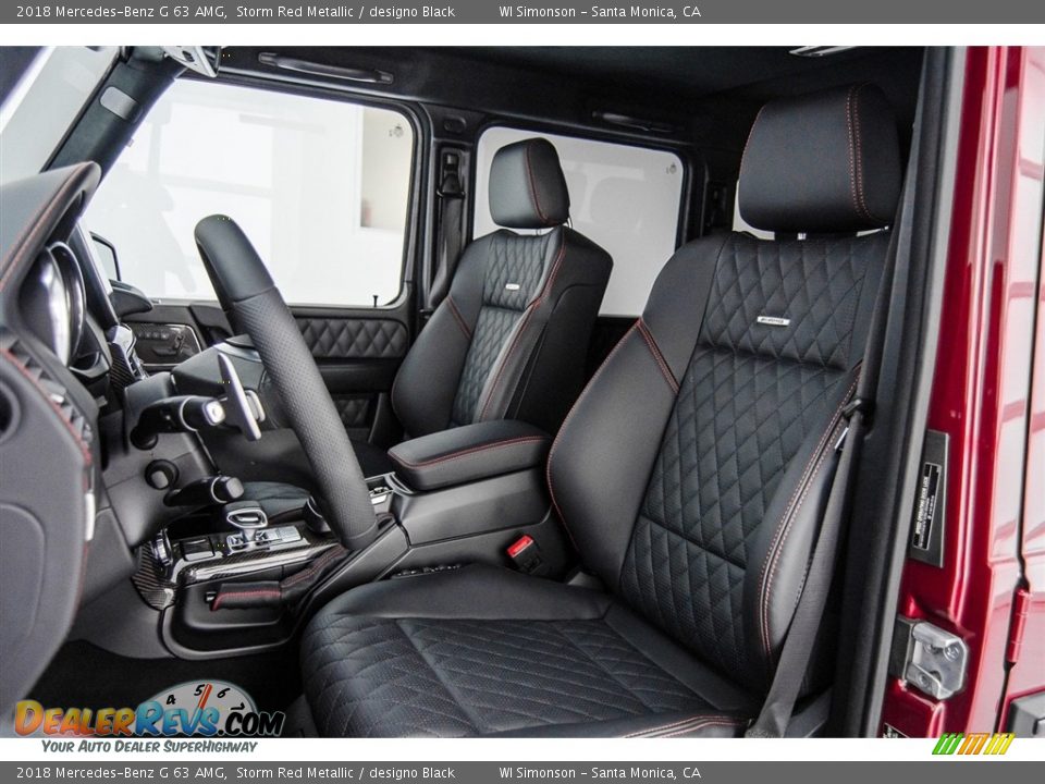 2018 Mercedes-Benz G 63 AMG Storm Red Metallic / designo Black Photo #20
