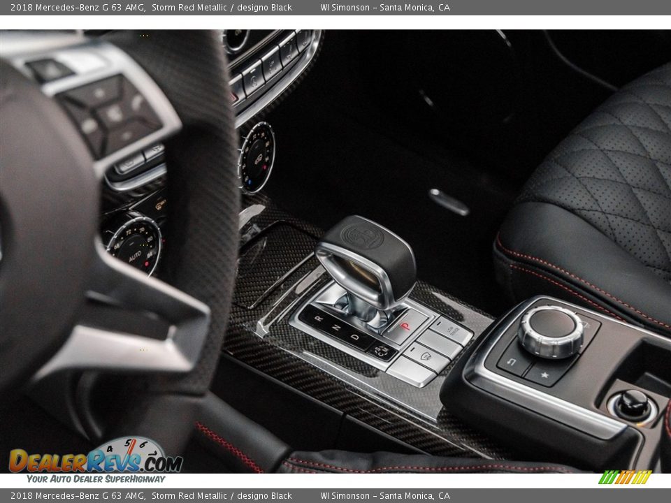 2018 Mercedes-Benz G 63 AMG Storm Red Metallic / designo Black Photo #25