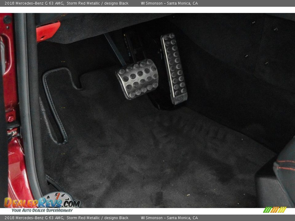 2018 Mercedes-Benz G 63 AMG Storm Red Metallic / designo Black Photo #26