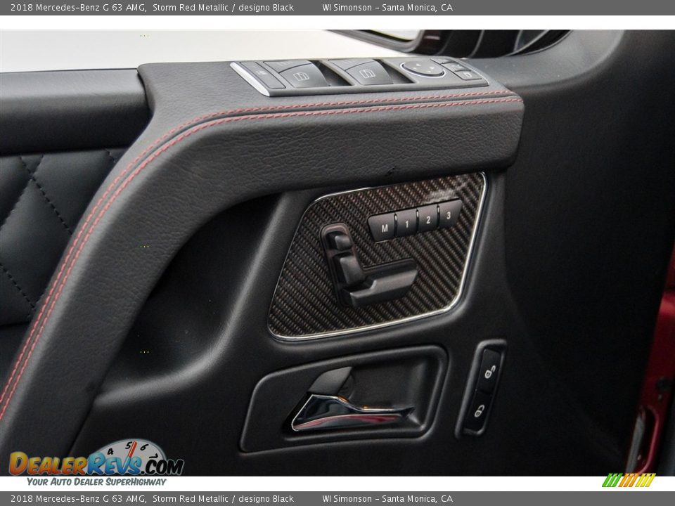 2018 Mercedes-Benz G 63 AMG Storm Red Metallic / designo Black Photo #27