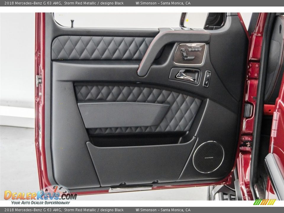 2018 Mercedes-Benz G 63 AMG Storm Red Metallic / designo Black Photo #28