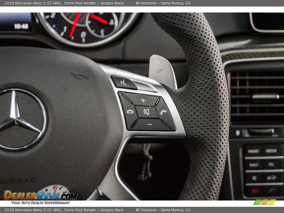 2018 Mercedes-Benz G 63 AMG Storm Red Metallic / designo Black Photo #30