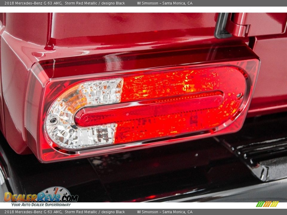2018 Mercedes-Benz G 63 AMG Storm Red Metallic / designo Black Photo #32