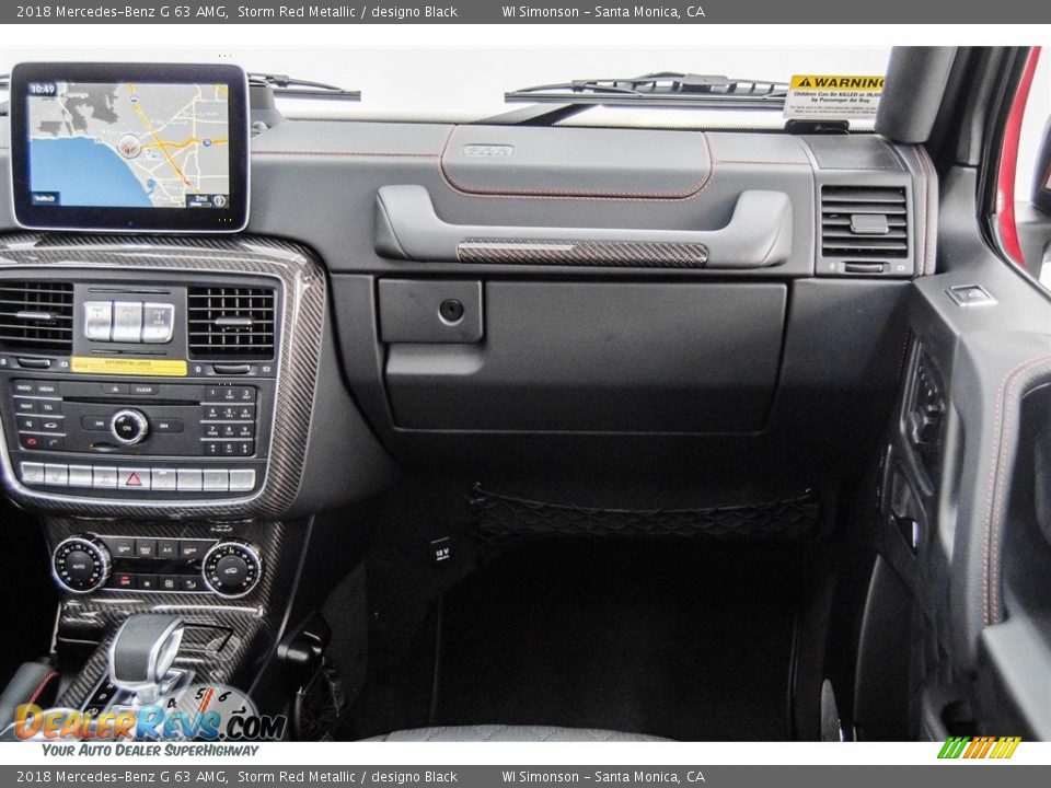 2018 Mercedes-Benz G 63 AMG Storm Red Metallic / designo Black Photo #33