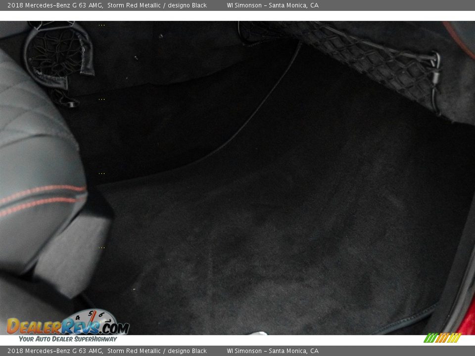 2018 Mercedes-Benz G 63 AMG Storm Red Metallic / designo Black Photo #35