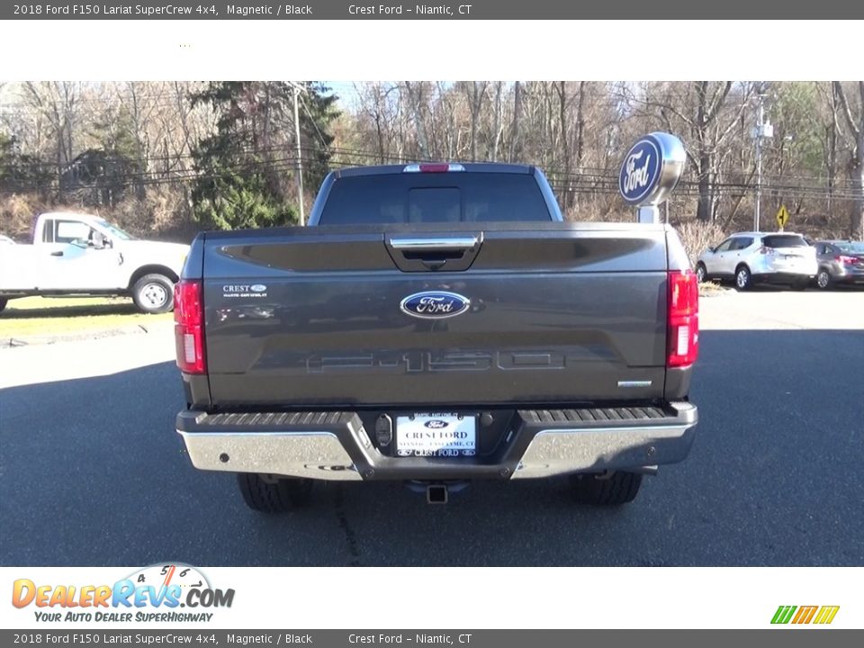2018 Ford F150 Lariat SuperCrew 4x4 Magnetic / Black Photo #6