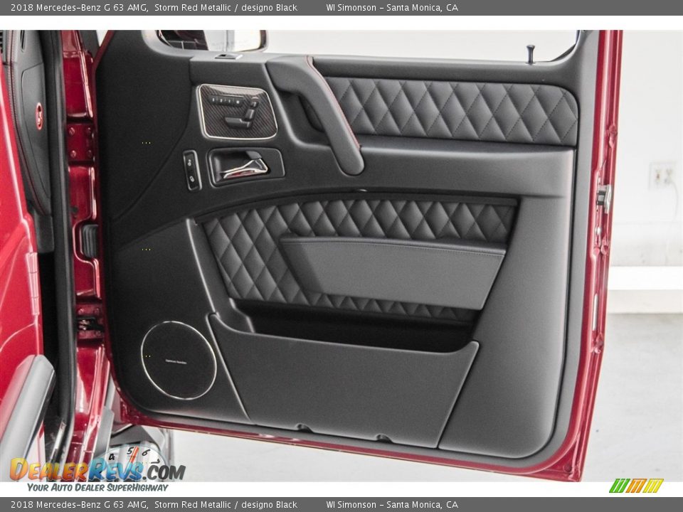 2018 Mercedes-Benz G 63 AMG Storm Red Metallic / designo Black Photo #36