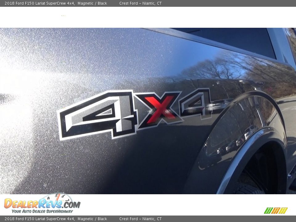 2018 Ford F150 Lariat SuperCrew 4x4 Magnetic / Black Photo #9