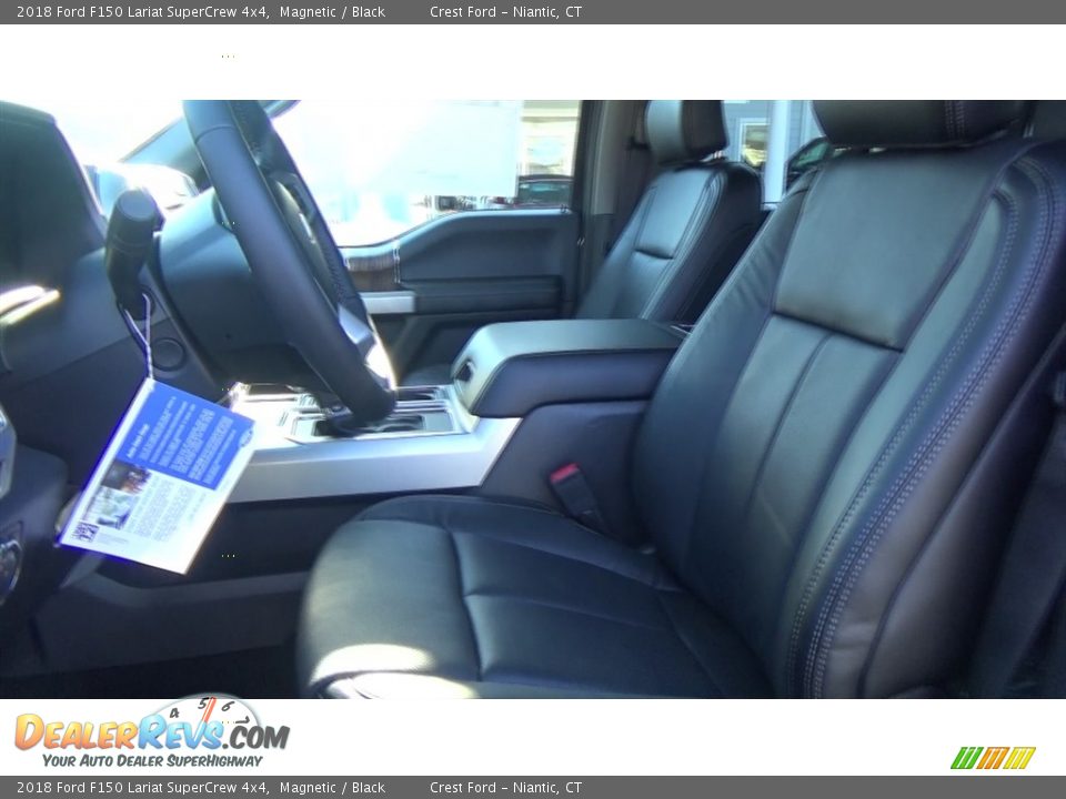2018 Ford F150 Lariat SuperCrew 4x4 Magnetic / Black Photo #11