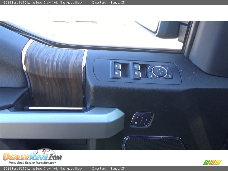 2018 Ford F150 Lariat SuperCrew 4x4 Magnetic / Black Photo #12
