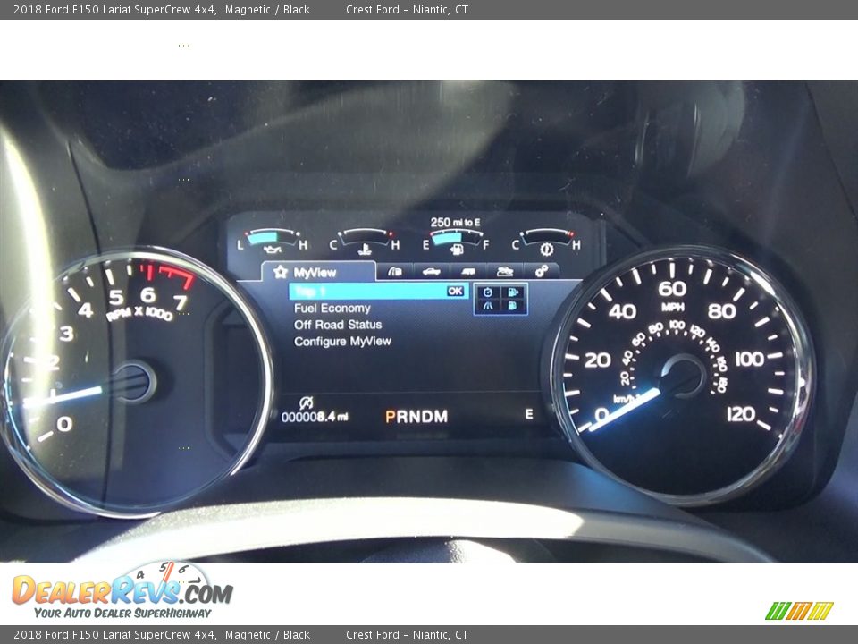 2018 Ford F150 Lariat SuperCrew 4x4 Magnetic / Black Photo #13
