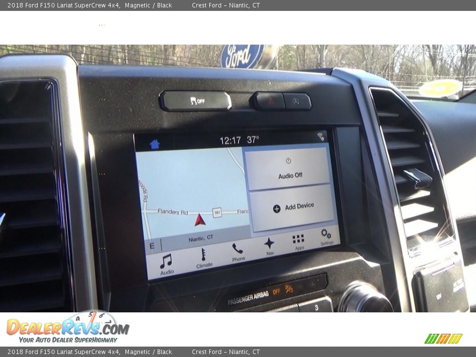 2018 Ford F150 Lariat SuperCrew 4x4 Magnetic / Black Photo #14
