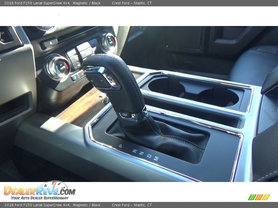 2018 Ford F150 Lariat SuperCrew 4x4 Magnetic / Black Photo #17