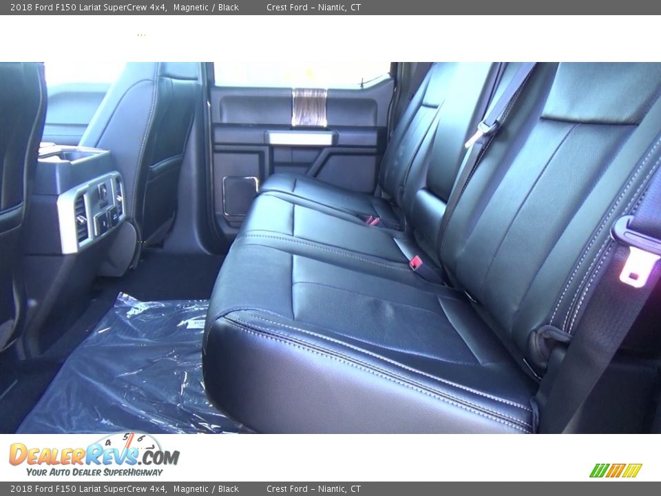 2018 Ford F150 Lariat SuperCrew 4x4 Magnetic / Black Photo #18