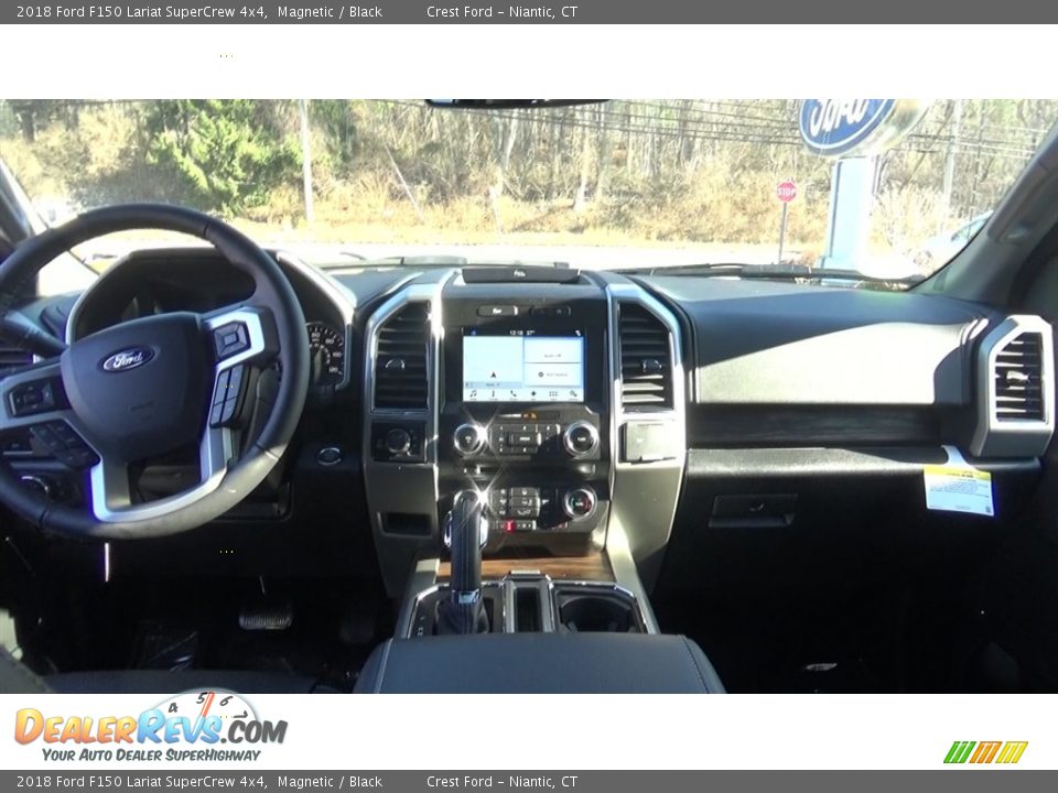 2018 Ford F150 Lariat SuperCrew 4x4 Magnetic / Black Photo #19