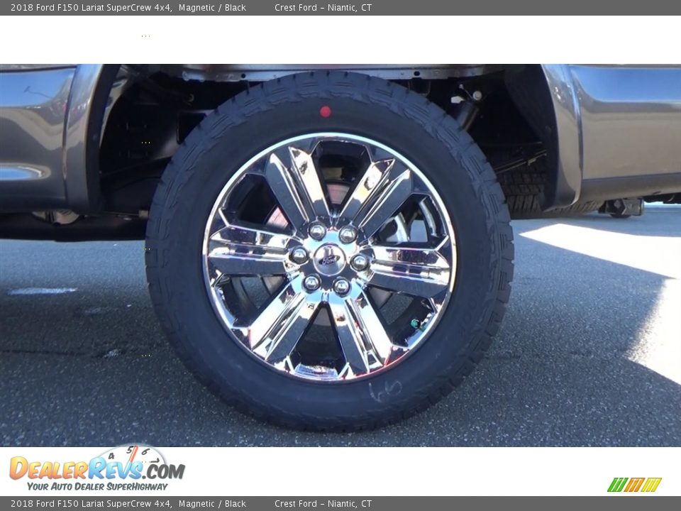 2018 Ford F150 Lariat SuperCrew 4x4 Magnetic / Black Photo #20
