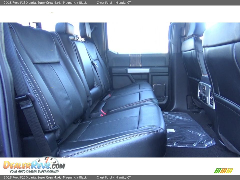 2018 Ford F150 Lariat SuperCrew 4x4 Magnetic / Black Photo #23