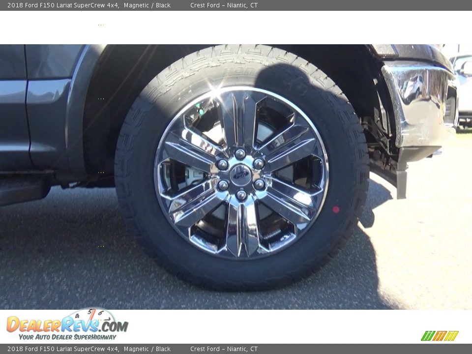 2018 Ford F150 Lariat SuperCrew 4x4 Magnetic / Black Photo #26