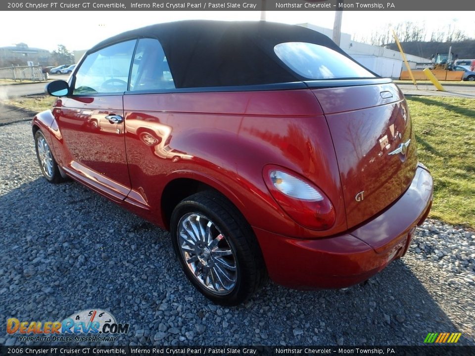 2006 Chrysler PT Cruiser GT Convertible Inferno Red Crystal Pearl / Pastel Slate Gray Photo #2