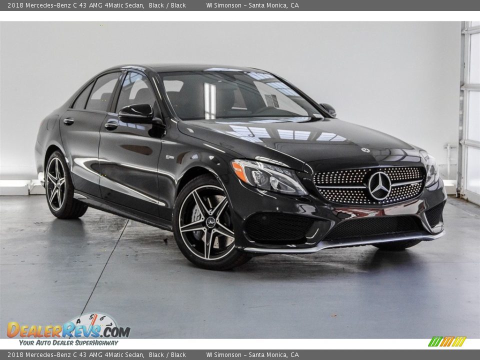 Front 3/4 View of 2018 Mercedes-Benz C 43 AMG 4Matic Sedan Photo #13