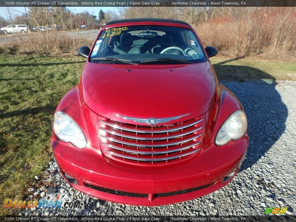 2006 Chrysler PT Cruiser GT Convertible Inferno Red Crystal Pearl / Pastel Slate Gray Photo #6