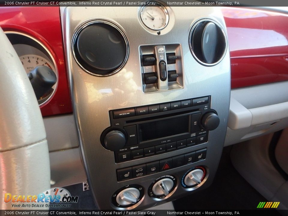 2006 Chrysler PT Cruiser GT Convertible Inferno Red Crystal Pearl / Pastel Slate Gray Photo #13