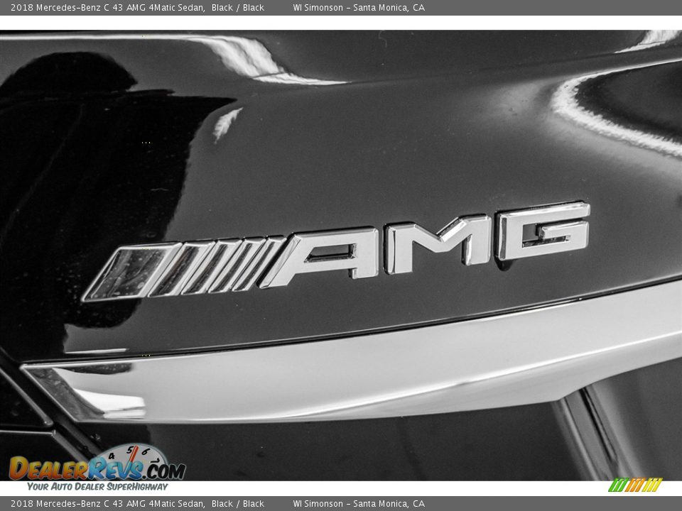 2018 Mercedes-Benz C 43 AMG 4Matic Sedan Black / Black Photo #32
