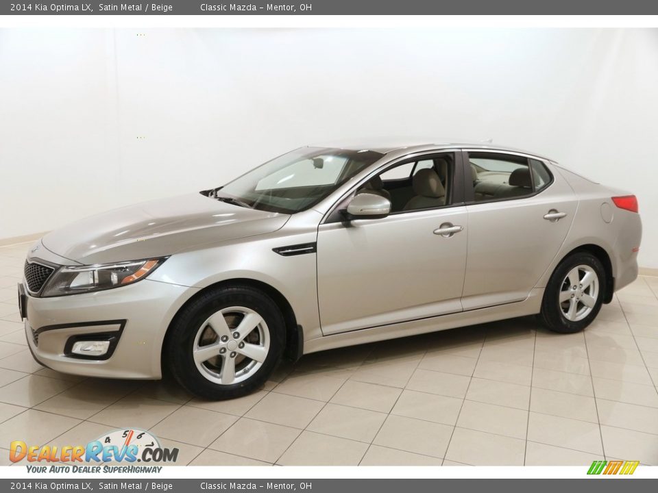 2014 Kia Optima LX Satin Metal / Beige Photo #3