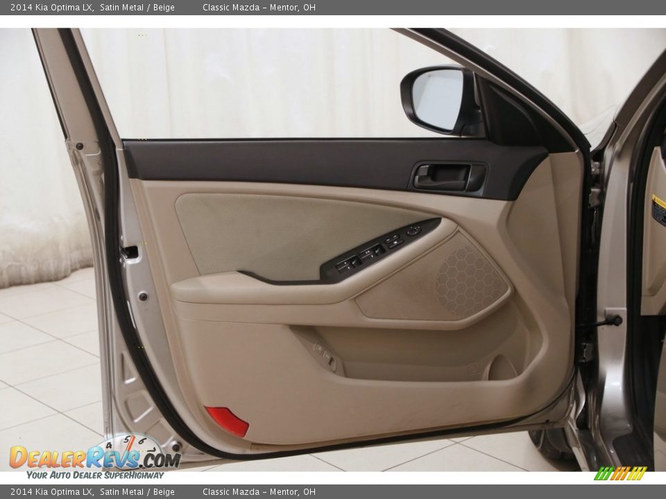 2014 Kia Optima LX Satin Metal / Beige Photo #4