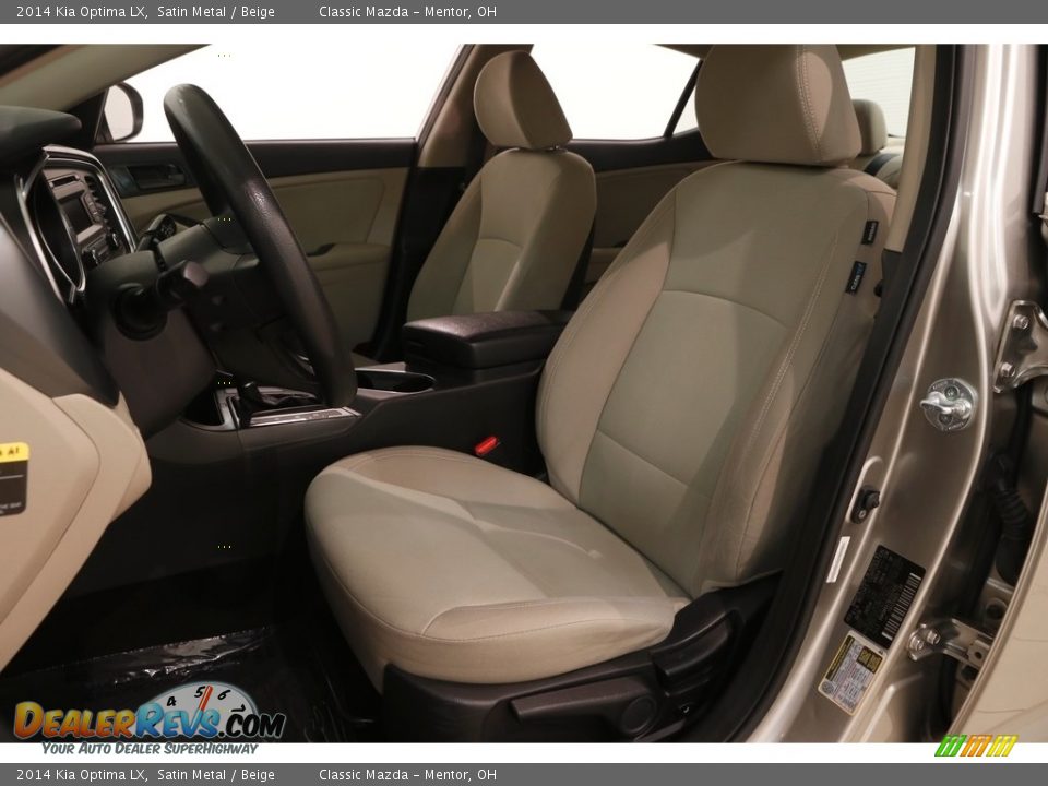 2014 Kia Optima LX Satin Metal / Beige Photo #5