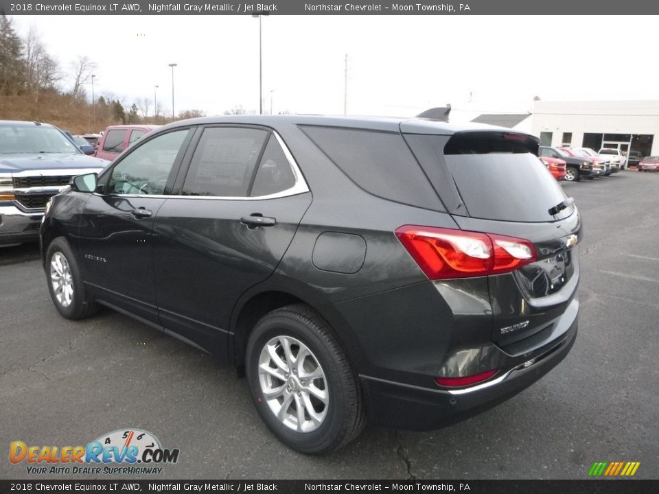 2018 Chevrolet Equinox LT AWD Nightfall Gray Metallic / Jet Black Photo #3