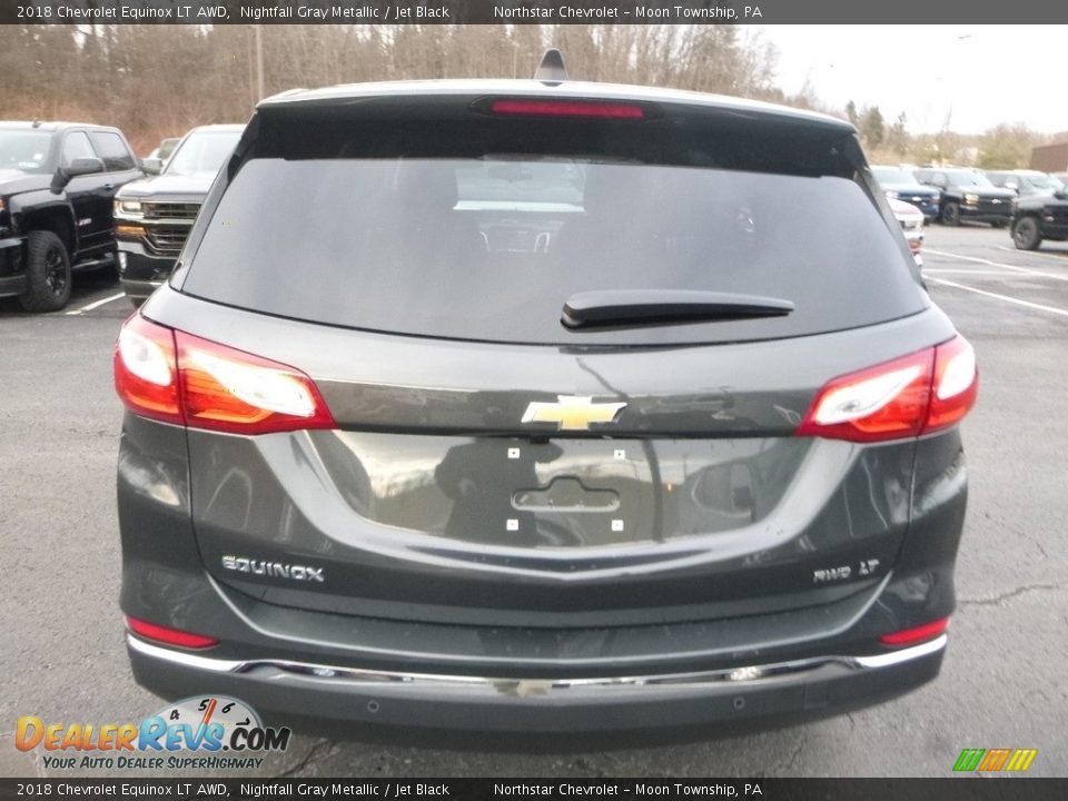 2018 Chevrolet Equinox LT AWD Nightfall Gray Metallic / Jet Black Photo #4