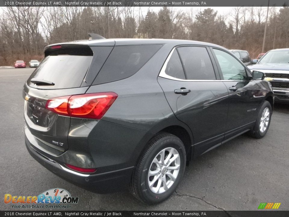 2018 Chevrolet Equinox LT AWD Nightfall Gray Metallic / Jet Black Photo #5