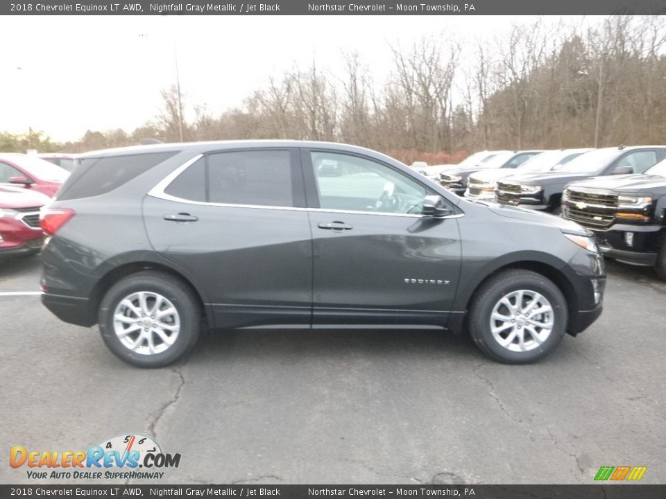 2018 Chevrolet Equinox LT AWD Nightfall Gray Metallic / Jet Black Photo #6