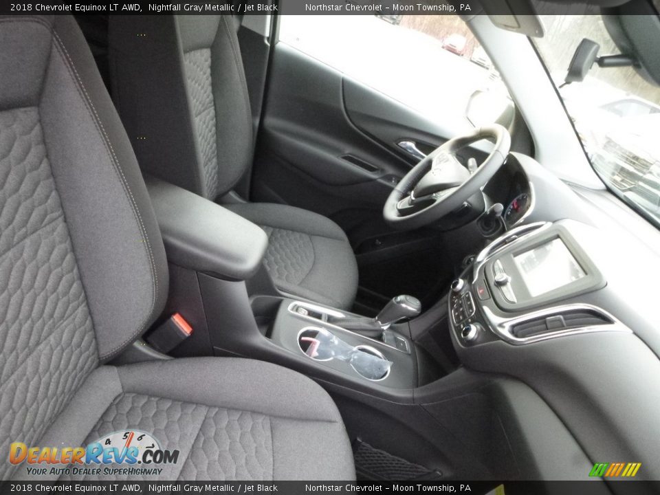 2018 Chevrolet Equinox LT AWD Nightfall Gray Metallic / Jet Black Photo #10