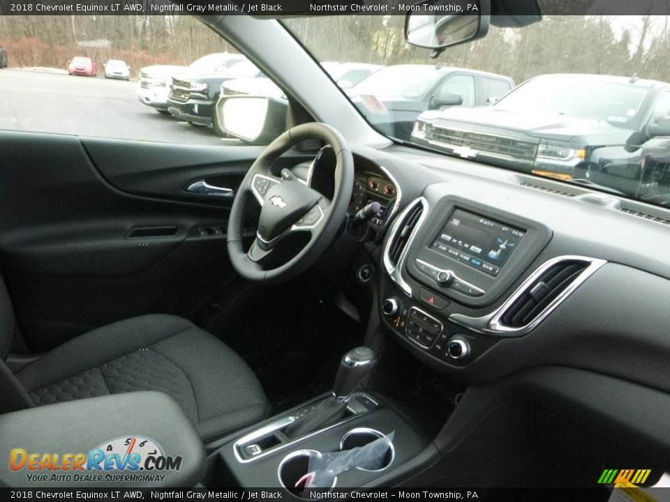 2018 Chevrolet Equinox LT AWD Nightfall Gray Metallic / Jet Black Photo #11