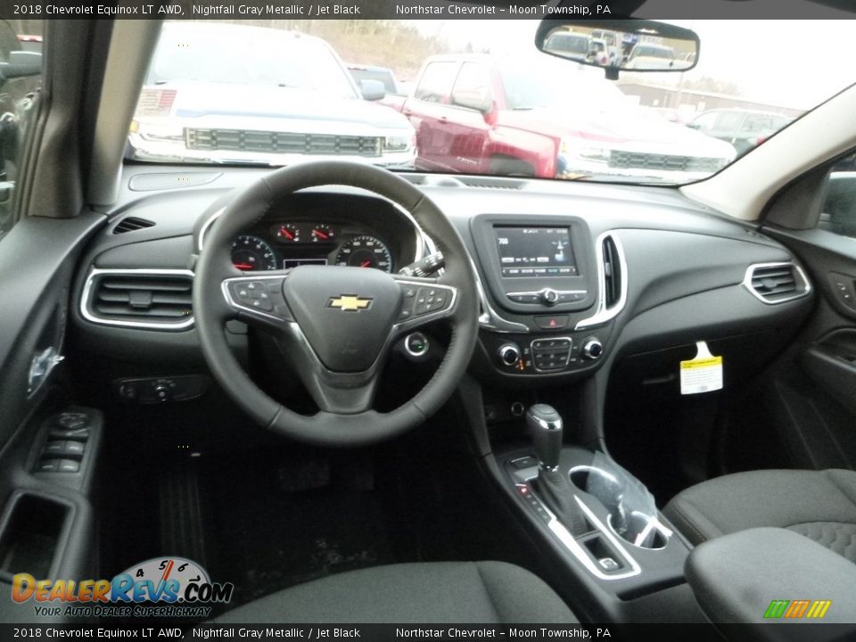 2018 Chevrolet Equinox LT AWD Nightfall Gray Metallic / Jet Black Photo #14