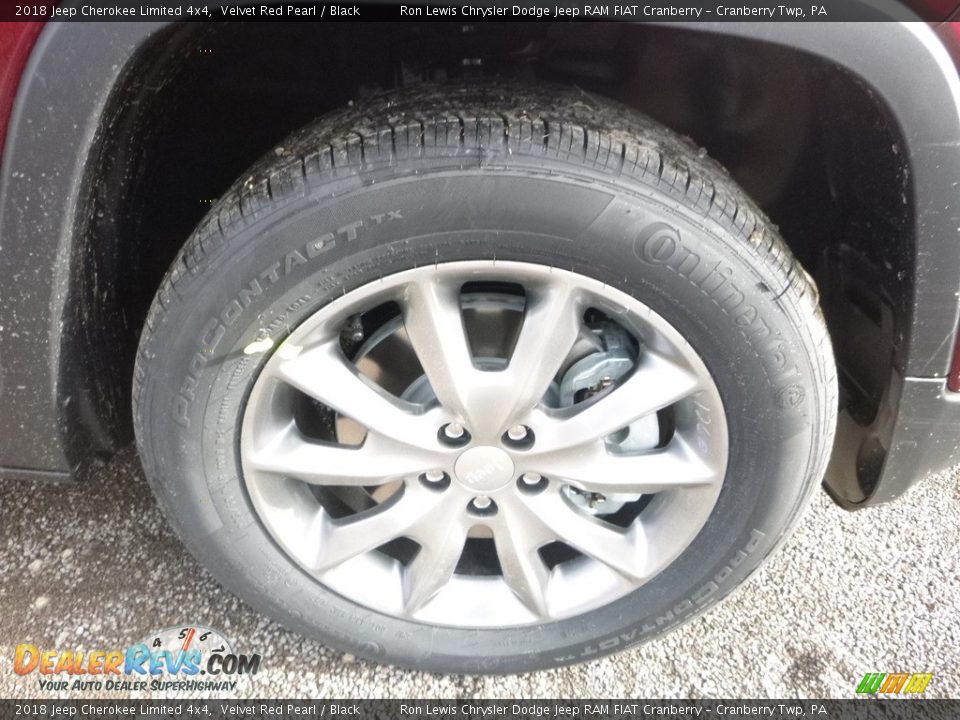 2018 Jeep Cherokee Limited 4x4 Velvet Red Pearl / Black Photo #8